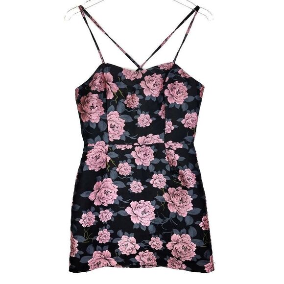 Forever 21 Rose Damask Mini Dress - Picture 1 of 12